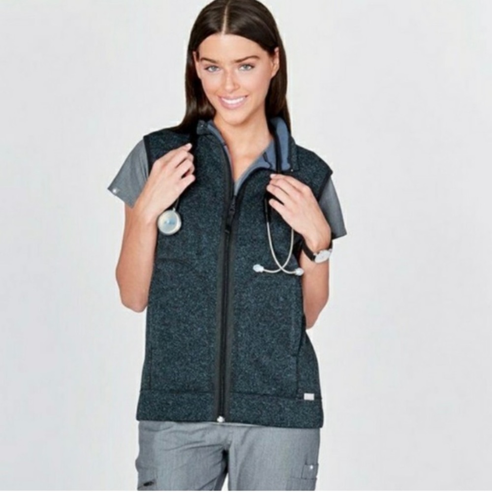 FIGS Casablanca Reversible Fleece Vest